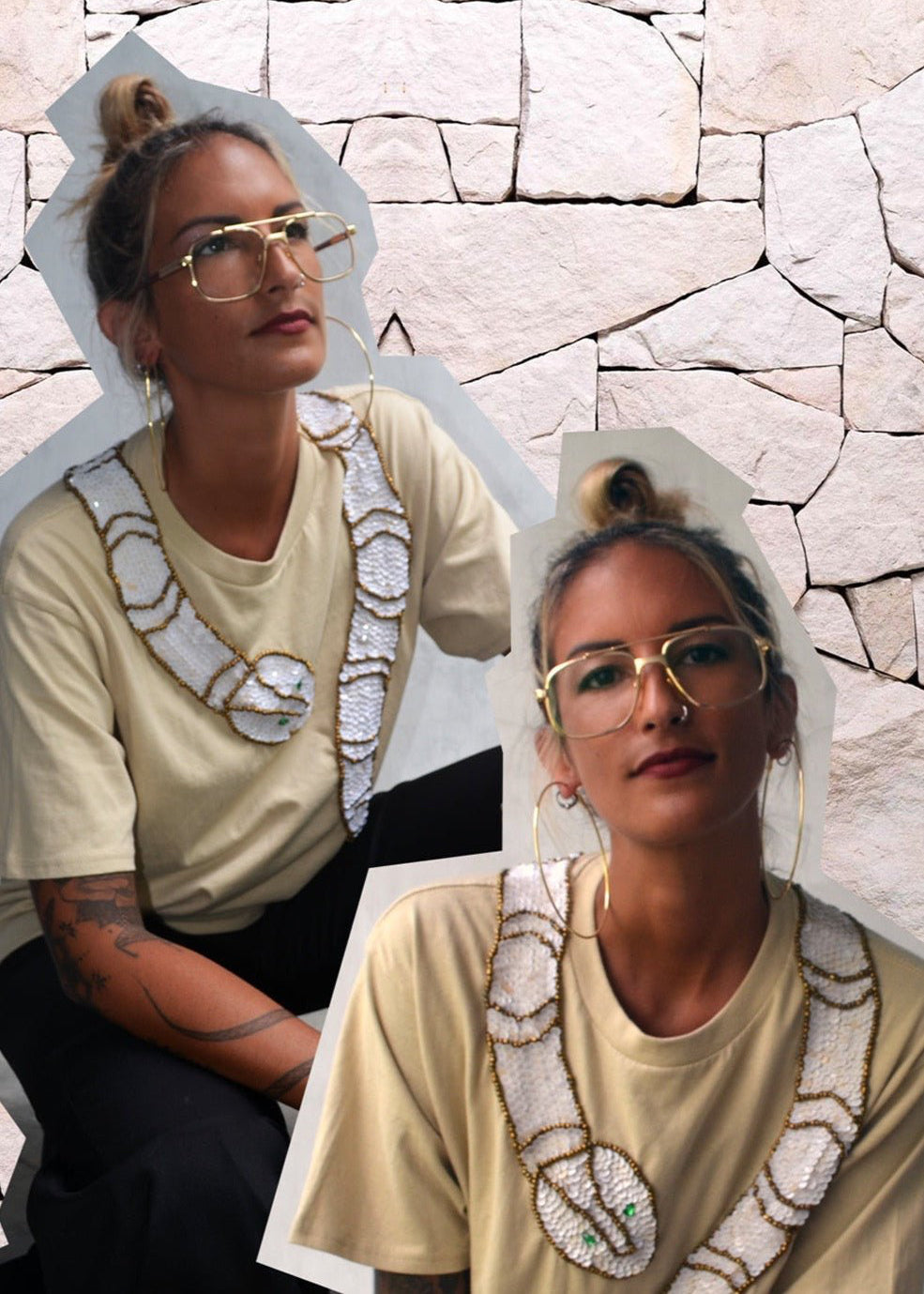 Gold Aviator Glasses
