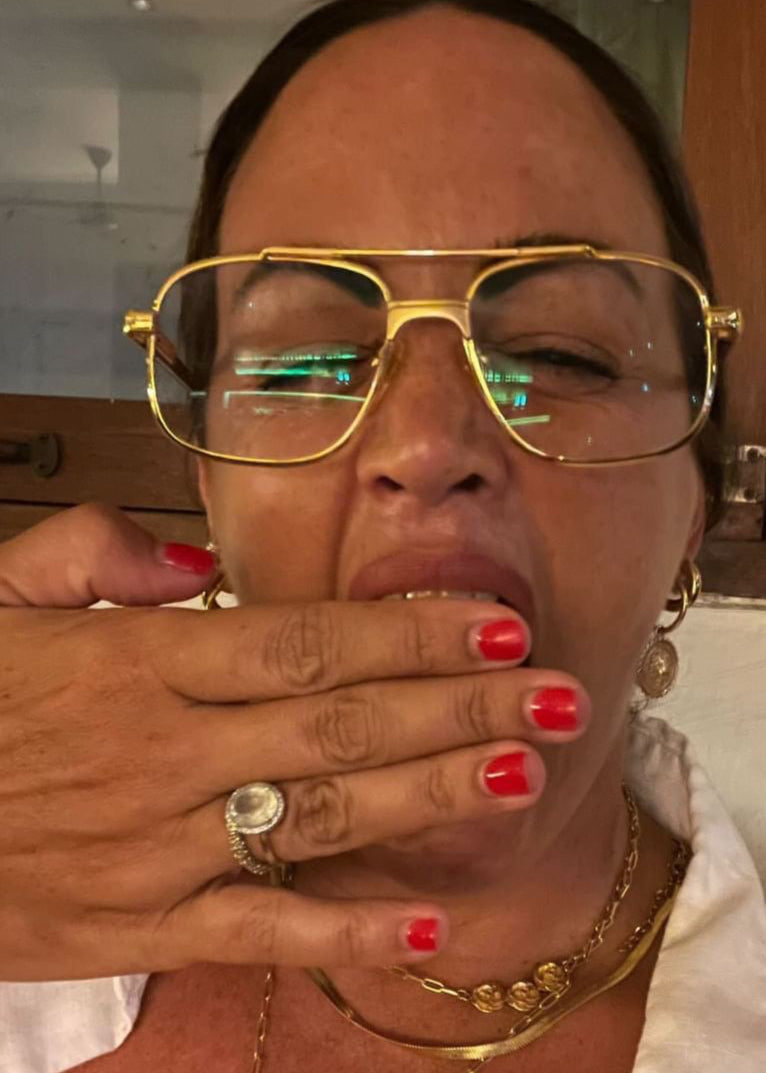 Gold Aviator Glasses