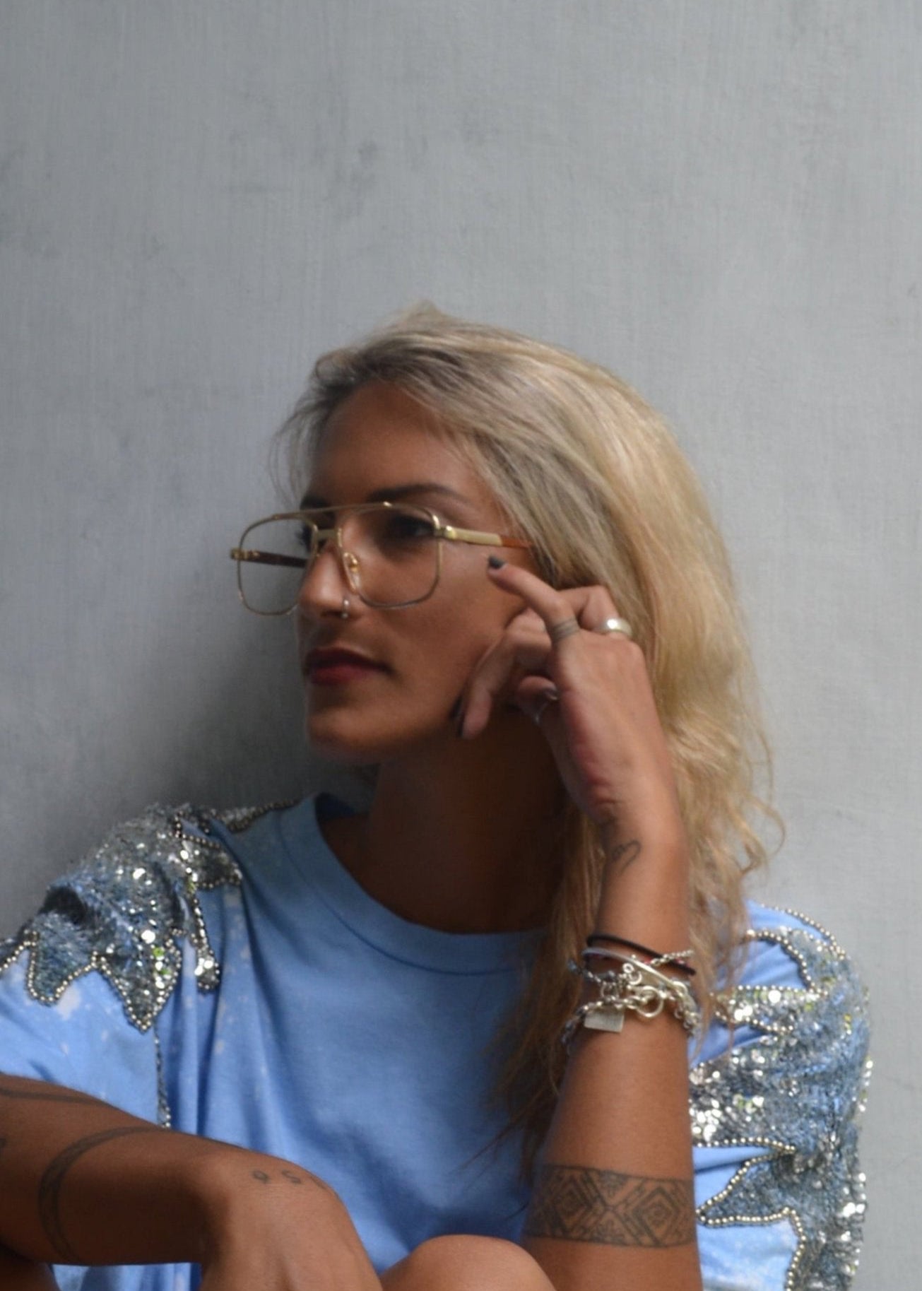 Gold Aviator Glasses
