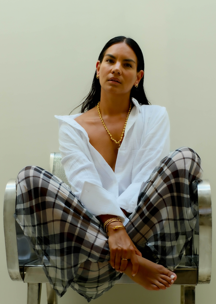 Sheer Silk Trousers