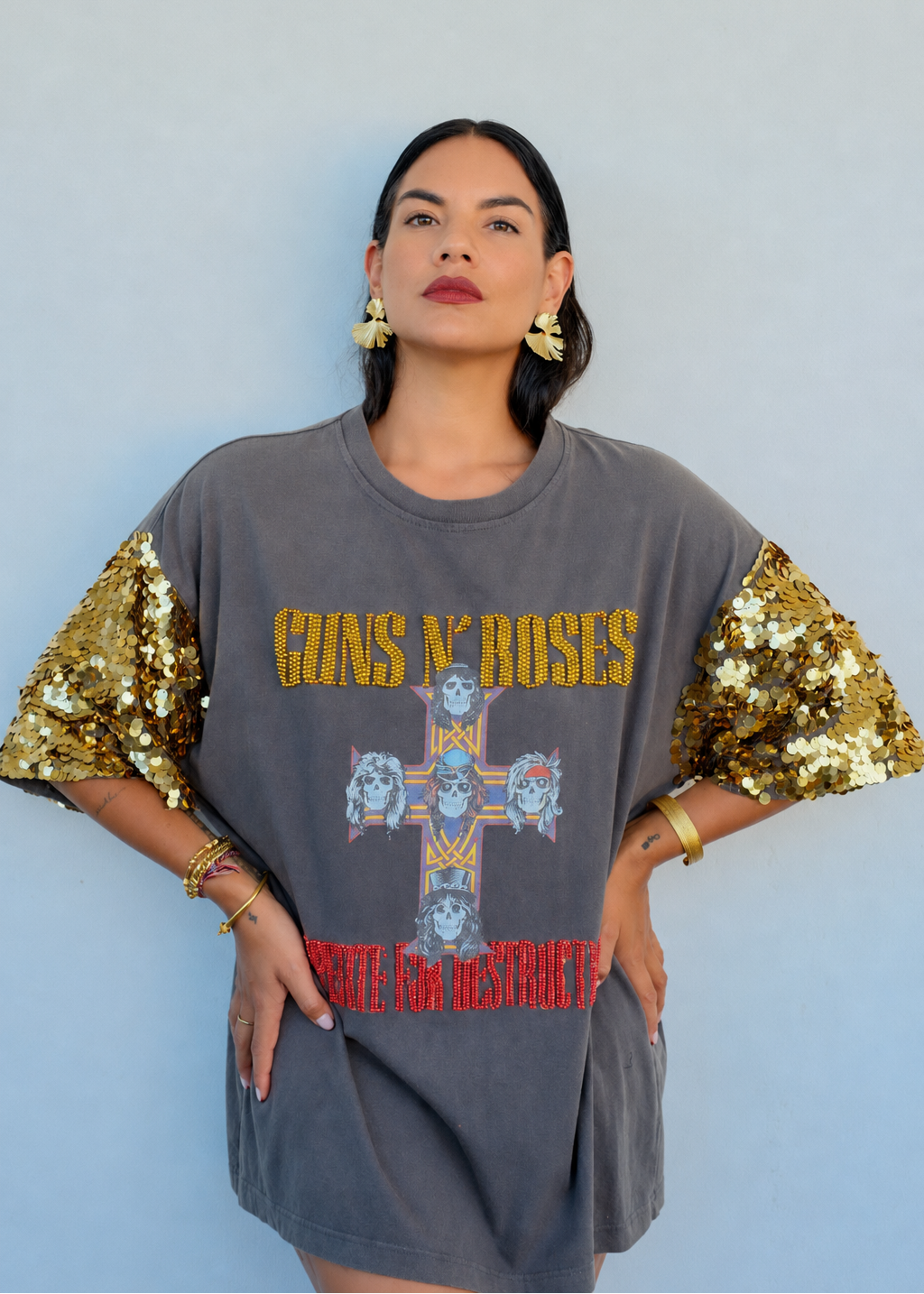 Oversized G*ns & Roses Tee