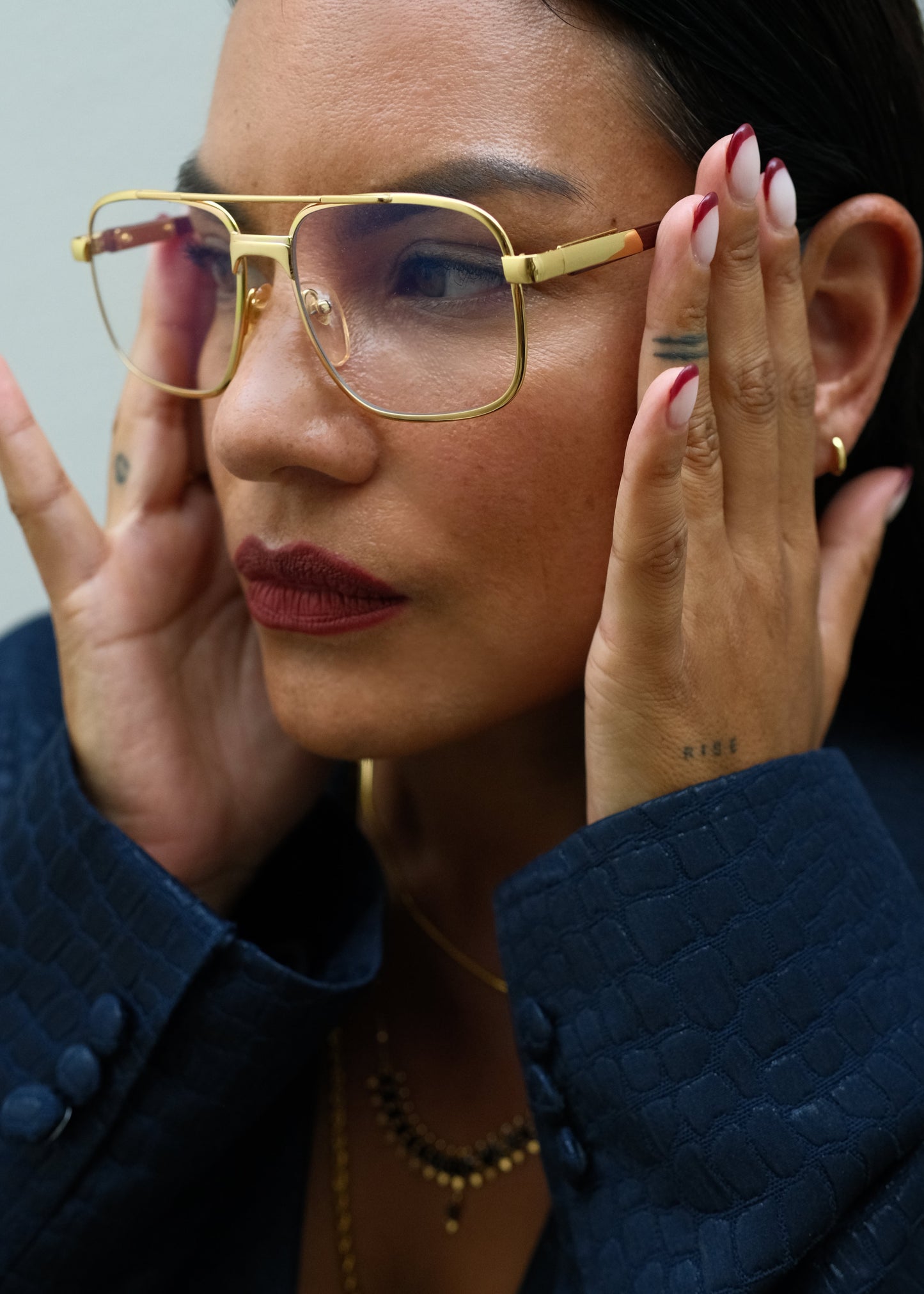 Gold Aviator Glasses