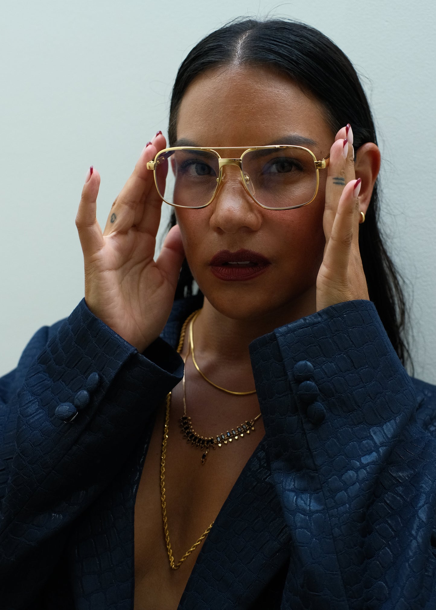 Gold Aviator Glasses