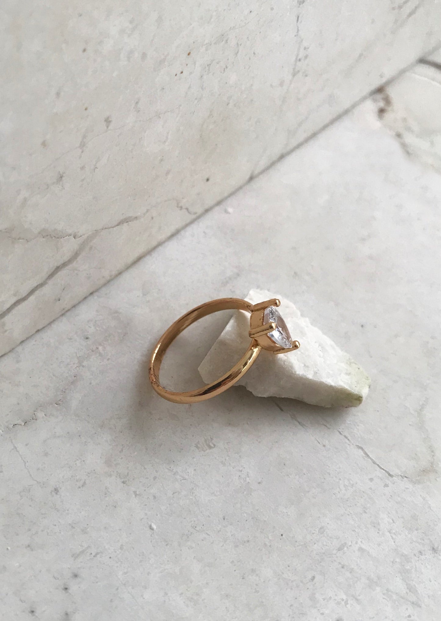 Minimalist Stone Ring