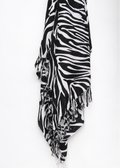 Zebra Sarong - Black & White